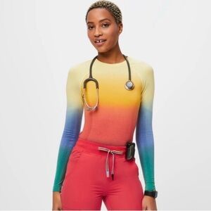 Figs Seamless Yellow Shirt